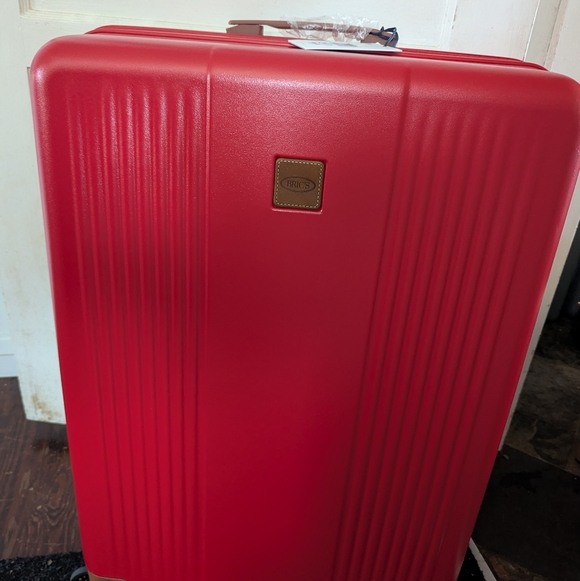 New With Tags Bric's Ferrara 3 Piece Spinner Suitcase Set - Beautiful Bright Red - Picture 2 of 14